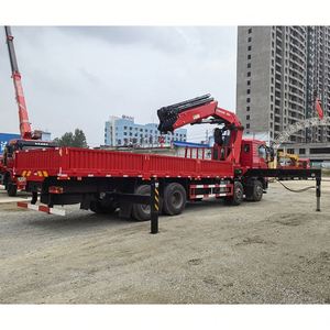 Camión Grúa Sinotruk Ho Wo 8x4 de 16 Toneladas con Brazo Plegable para Carga y Descarga de Equipo Pesado - Product Image 2