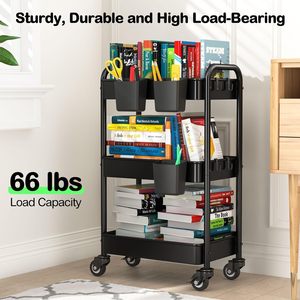 Hot Sale Stainless Beauty Salon <strong>Trolley</strong> <strong>3</strong> <strong>Layers</strong> <strong>Shelves</strong> Metal <strong>Shelf</strong> Rack Mobile Kitchen Storage Organizer Shelving - Product Image 2