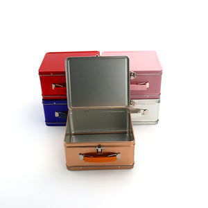 Hete Verkoop Hoge Kwaliteit China Lunch Blikken Doos Leverancier Met Plastic Handvat En Metalen Slot - Product Image 6