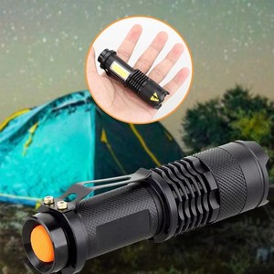 Linterna Táctica Mini LED COB Portátil de Aleación de Aluminio con Clip para Bolígrafo, Luz de Mano Inteligente de 3W con Batería <span class=keywords><strong>AA</strong></span> - Product Image 4