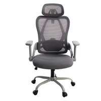 Chaise de bureau ergonomique à dossier haut, réglable en hauteur, pivotante, moderne, confortable, pour conférence, chaise de direction, chaise de bureau informatique économique