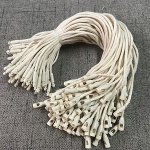 Cotton or Elastic Hang Tag <b>Strings</b> Paper Tag for Clothes <b>Strings</b> and <b>Bags</b> Stock No Logo Thread Seal Plastic Cords Braided Waxed - Product Image 5
