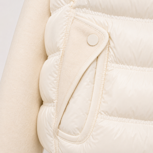 Chaqueta acolchada de cuello alto y manga larga con diseño de paneles, de primera calidad, muy vendida en invierno, para mujer. - Product Image 5