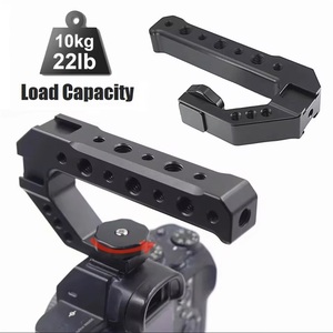 Poignée supérieure pour appareil photo/DSLR avec connexion ARRI pour cage d'appareil photo <span class=keywords><strong>Sony</strong></span> A6400 6300, prises de vue en bas angle avec 3 griffes porte-accessoires - Product Image 5