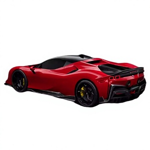 Kit carrosserie de haute qualité en fibre de carbone sèche, jupes latérales pour Ferrari SF90, accessoires automobiles 985796555 - Product Image 4