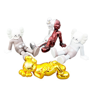Figura Kaws, Escultura de Resina, Arte Pop Contemporáneo, Decoración para Exhibición en Suelo - Product Image 5