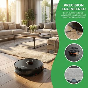 Robot Aspirador y Fregador Liberbot con Autovaciado, 7000Pa, Motor sin Escobillas, Control por App, Limpieza Inteligente para el Hogar, Contenedor de Polvo de 3.5L - Product Image 2