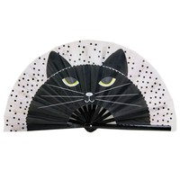 Éventail pliant en bambou fait main sur mesure - Design de danse pointu, cadeau portable pour mariage et affaires, décoration de la maison pour les festivals