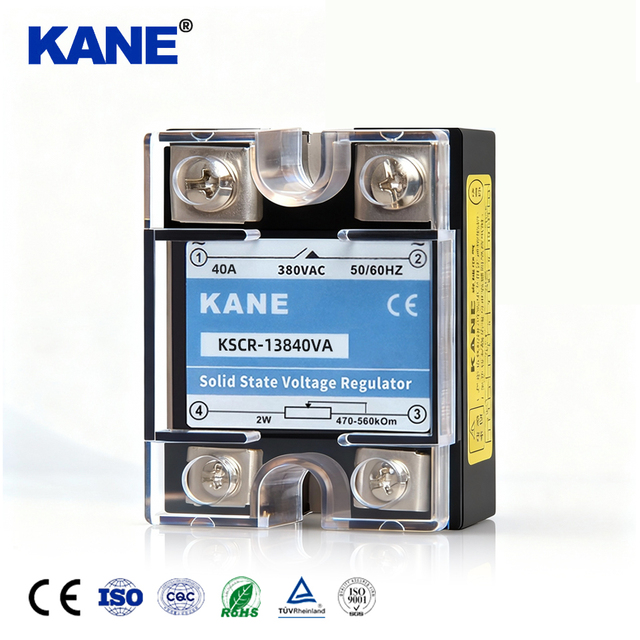SSR-40VA Upgraded KSCR-13840VA 380V Power Regulator Power Controller 470-560kOm Potentiometer 40A Solid State Voltage Regulator