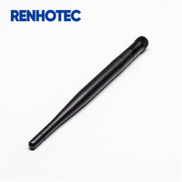 Antena de 5dbi 2.4GHz 5.8GHz con Conector SMA Macho para WiFi Inalámbrico WLAN