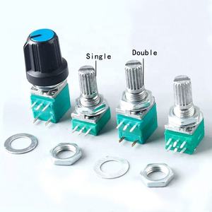 Потенциометр ротационный вертикальный RK097N, 10K-250K, 3 контакта, 15 мм, резистор - Product Image 6