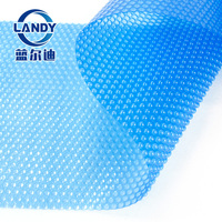 LDPE Material14x28 Solar pool abdeckung UV-abschirmende Anti-Staub-Schwimm-Solar abdeckung für Außen pool
