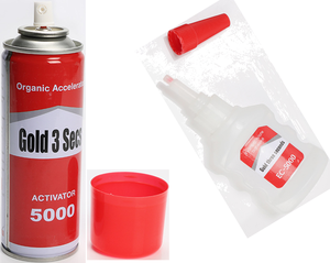 Trung Quốc nhà máy OEM cyanoacrylate dính siêu keo MDF Kit 50 gam keo + 200ml Activator và 100 gam + 400ml - Product Image 3