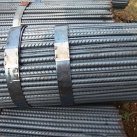 Barre d'armature déformée en acier au carbone laminé à chaud HRB400/HRB500, norme ASTM, pour la construction, l'armature et les applications structurelles, soudable