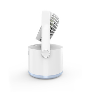 Mini USB Rechargeable <b>Humidifier</b> Fan With Spray Function For Desk Use White - Product Image 1