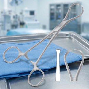Pince à tendons chirurgicale, pince hémostatique manuelle en acier inoxydable, instrument certifié CE ISO13485 Classe I - Product Image 3