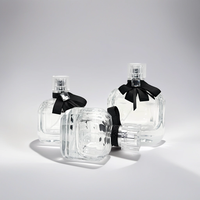 Atomiseur de parfum de luxe en verre de forme unique, vente en gros, 30 ml, 50 ml, 100 ml, flacon de parfum