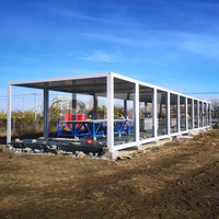 PTH Maison conteneur préfabriquée moderne empilable de 20 pieds, structure en acier galvanisé, panneaux sandwich en acier, garantie de 2 ans pour hôtel