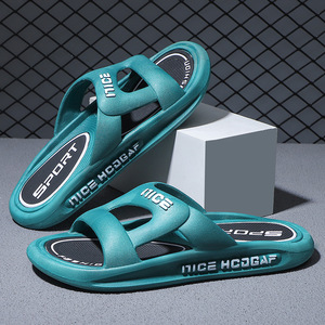 New Design Pvc Cushioning Home <strong>Slippers</strong> Non-Slip Sandals Summer Beach Thick Sole <strong>Slippers</strong> for Men Sandals - Product Image 1