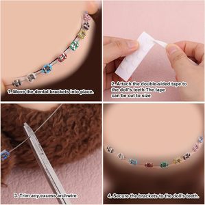 Colorful Braces Decoration Set, Glue Points Teeth Dressing Accessories for DIY Decor and Fun Display - Product Image 5