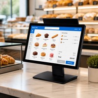 Terminal Punto de Venta Todo en Uno con Pantalla Táctil de 15.6/11.6 Pulgadas para Cafeterías con Sistema Operativo Windows 10/11, Wi-Fi 6 y Bluetooth 5.2