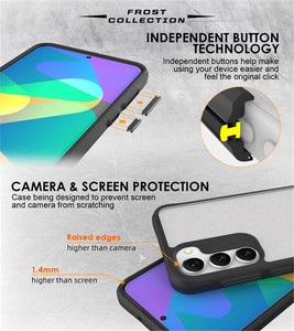 ฝาครอบโทรศัพท์พีซีแบบโปร่งแสงสำหรับซัมซุงกาแล็คซี่ S23+ S24 S26 S25Edge S23Ultra <span class=keywords><strong>S22FE</strong></span> S23Plus กันกระแทกเปลือกกันชนแบบนุ่ม - Product Image 5