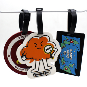 Biểu tượng tùy chỉnh cho dây đeo UV in ấn PVC hành lý tag Du Lịch Thẻ tổ chức sự kiện huy hiệu vượt qua chất lượng cao thời trang - Product Image 6