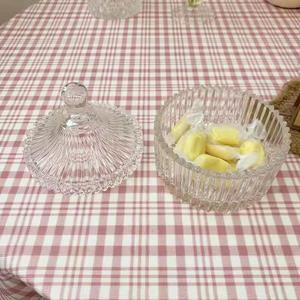 Luxe Moderne Diamant Goutte D'eau Forme De Stockage Pot De Fermentation En Gros Cristal Cuisine Deli Verre Clair Couleur Alimentaire Maison <span class=keywords><strong>YAF</strong></span> - Product Image 4