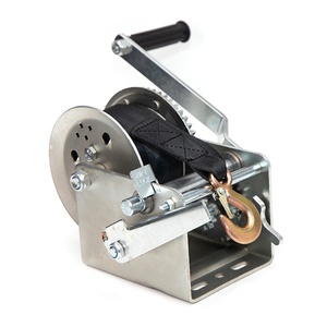 Treuil <span class=keywords><strong>manuel</strong></span> à manivelle pour tirer une petite grue de levage avec câble en acier - Product Image 2