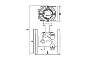 Débitmètre d'eau/débitmètre d'air Aosheng 4-20ma pour l'industrie, contrôle d'automatisation industrielle de haute précision, prix négociable