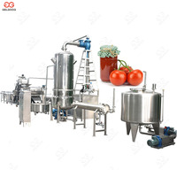 Commerciële Kleine Schaal Tomatensaus Making Machine Tomaat Puree Tomaat Ketchup Fabriek Prijs