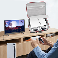 Étui de transport léger, antichoc, anti-poussière et étanche en EVA haute capacité pour console PlayStation PS5 Slim