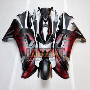 Cuerpo de inyección para KAWASAKI NINJA llamas rojas 650R 650 ER 6F 6 F ER6F 06 07 08 28No.3 2006 <span class=keywords><strong>R</strong></span> <span class=keywords><strong>ER6</strong></span> F 2007 2008 Carenado OEM - Product Image 1