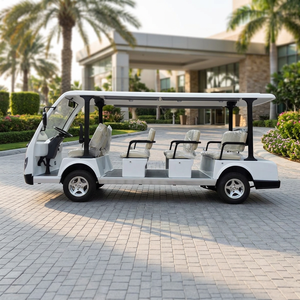 Carritos de Golf Eléctricos Nuevos y Usados de 7-8 Plazas, Voltaje de Batería de 48V, Motor de 5kw, Certificación CE/DOT, 70km/h, Alcance de 90km, Capacidad de Subida de 25 Grados - Product Image 3