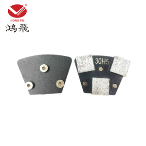 SASE durezza media strumenti di macinazione del diamante a <span class=keywords><strong>3</strong></span> segmenti quadrati per la lucidatura del pavimento in calcestruzzo su smerigliatrici - Product Image 4