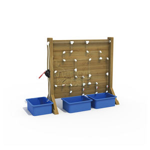 Ahşap Sandpit duyusal yürümeye başlayan Sandbox için su duvar kapalı oyun alanı anaokulu okul öncesi açık çocuk dostu oyuncaklar - Product Image 2