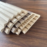 Panneaux muraux arqués en MDF 600*2800mm, panneau MDF ondulé, panneau mural flexible pliable, épaisseur 12mm pour la décoration de villa