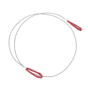 เลื่อยตัดสายไฟ EDC แบบหนังหุ้ม สายสแตนเลส 4 เส้นเสริมแรง เครื่องมือเอาตัวรอดกลางแจ้ง เส้นผ่านศูนย์กลางการตัดสูงสุด 12 นิ้ว - Product Image 4