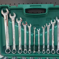 Ensemble d'outils de réparation automobile 37 pièces, boîte à outils pour mécaniciens avec jeu de clés à douilles, kit d'outils de réparation automobile
