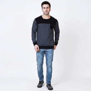 Sudaderas de Cuello Redondo para Hombre de Último Diseño, Sudadera Básica Cómoda de Secado Rápido con Logotipo Personalizado Más Vendida, Mezcla de Algodón - Product Image 1