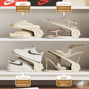 Zapatero Plegable Ajustable de Plástico de Doble Capa <span class=keywords><strong>para</strong></span> Dormitorio con Almacenamiento <span class=keywords><strong>para</strong></span> Zapatillas y <span class=keywords><strong>Zapatos</strong></span> - Product Image 4