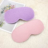 Masque oculaire chauffant coréen 100 % coton, masque de sommeil 3D en mousse à mémoire de forme, avec logo personnalisé, masseur, coffret cadeau de Noël