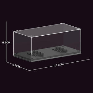 Light-Up Car Display Box Children's Sports Car Building <b>Block</b> Toy DIY <b>Plastic</b> Transparent Dustproof 27000 - Product Image 2