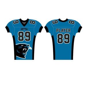 Camiseta de fútbol americano personalizada de 12 paneles, camiseta de equipo de fútbol americano al por mayor, camiseta de práctica de fútbol americano - Product Image 3