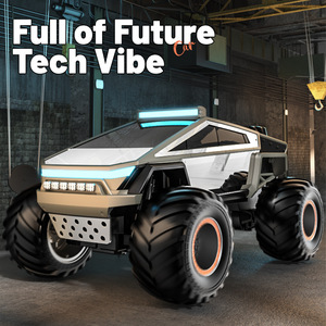 Camionnette RC électrique Cyberpunk en alliage, voiture télécommandée tout-terrain, vitesse rapide, entièrement proportionnelle, RTR, jouet de loisir pour garçons et enfants - Product Image 2