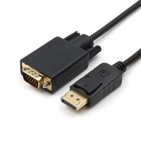 Precio al por mayor del fabricante: cable adaptador de alta definición DP a VGA de 1,8 M de largo