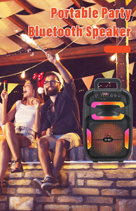 BK-801 GY-801 OEM thẻ di động loa không dây 8 inch không Dây BT loa siêu trầm với microphone - Product Image 6