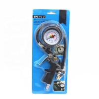 Jauge de gonflage portable pour pneus, manomètre électrique, pour voiture, portable, avec jauge, tuyau, coupleur rapide