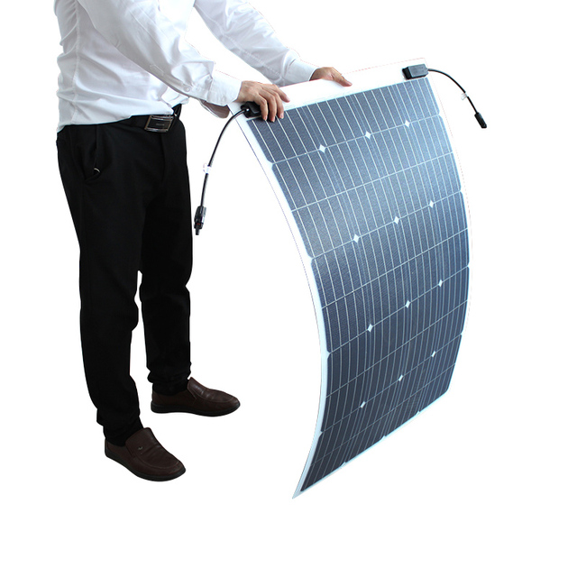 Factory Wholesale Prices 60w 100w 150w 200w 300w 400w High-Efficiency Module Mono ETFE Solar Cells Flexible Sunpower Solar Panel