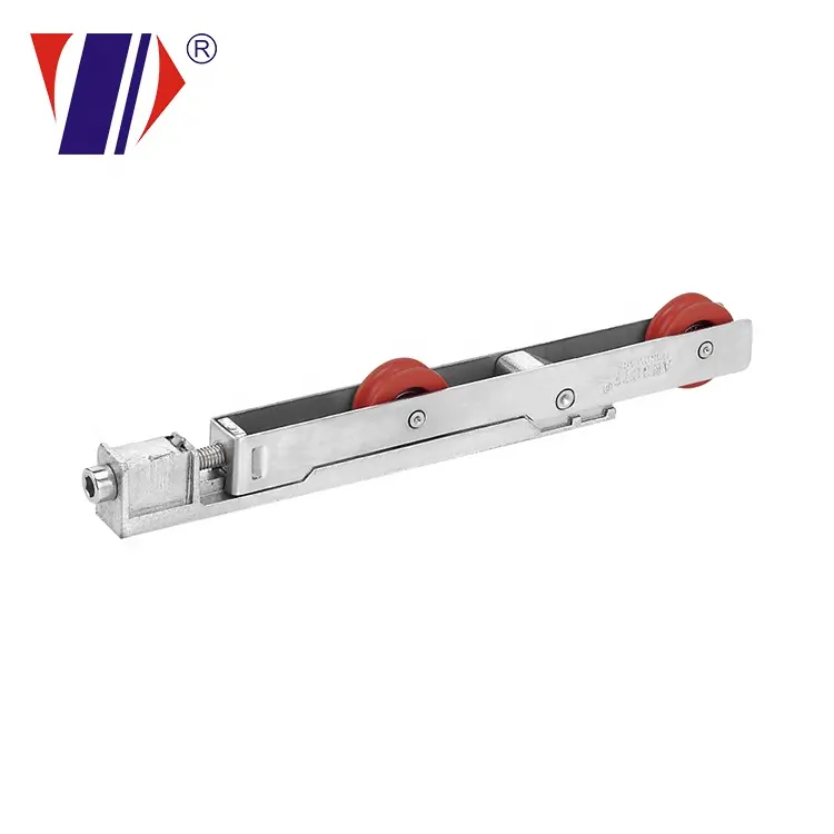 Aluminum alloy plastic roller for sliding door